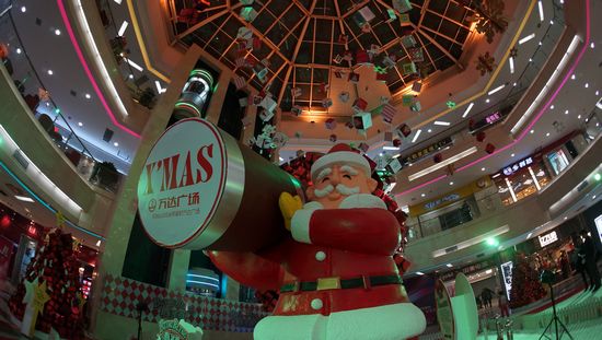 李家村万达广场圣诞狂享礼- 2012圣诞- 西部时尚网