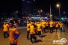 欢乐的跨年跑现场